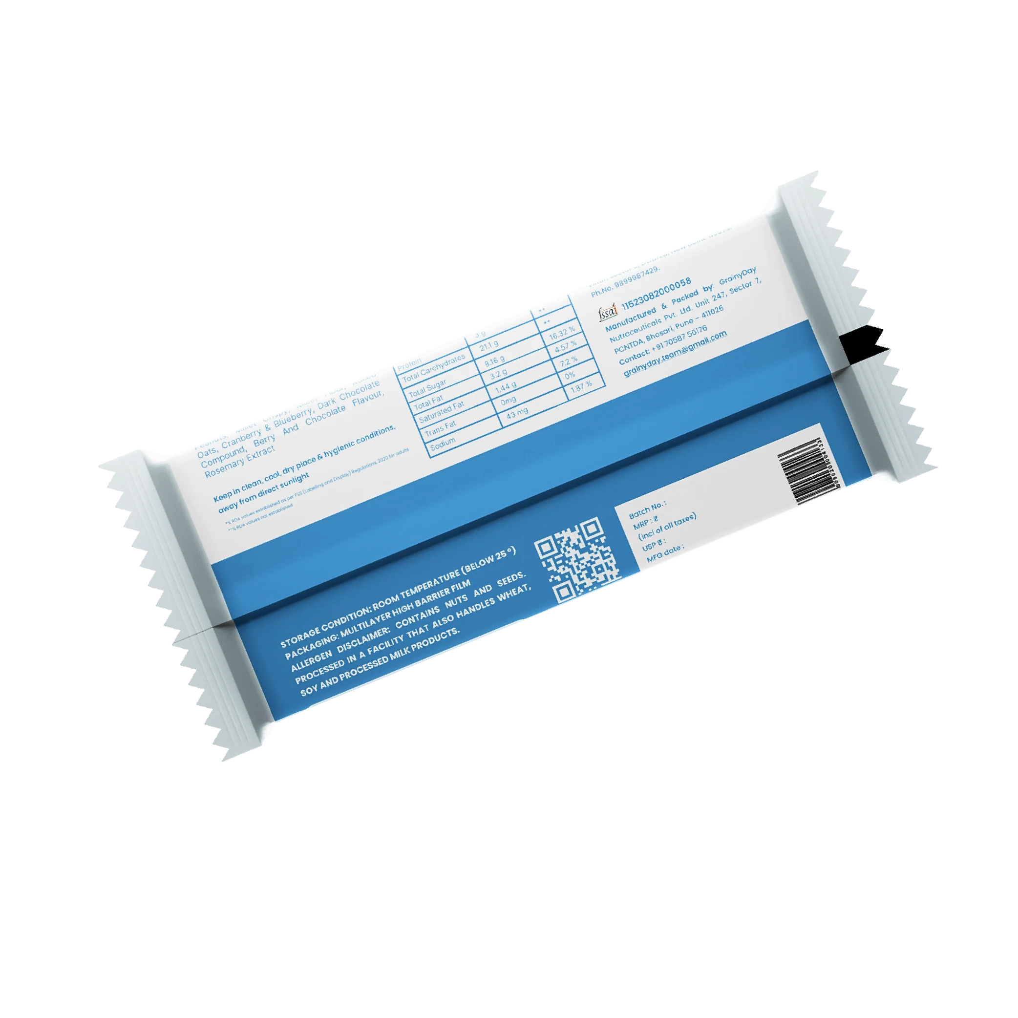 Millet Multigrain Bars - Blueberry & Cranberry Superfruit (Pack of 6) - Image 3