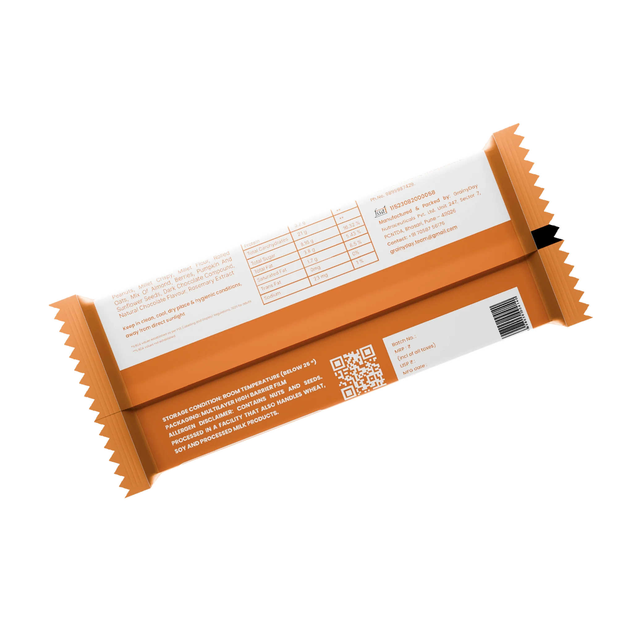 Millet Multigrain Bars - Trail Mix with Seeds & Nuts (Pack of 6) - Image 5