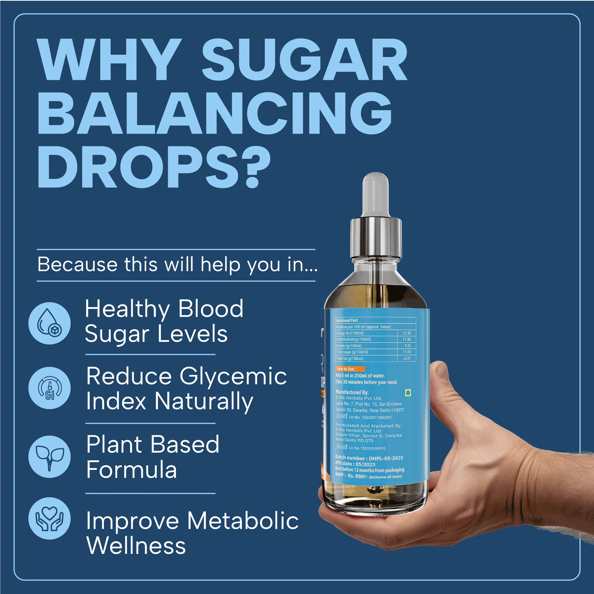 Relaxing & Sugar Balancing Drops Combo - Sleep & Blood Sugar Support - Image 4