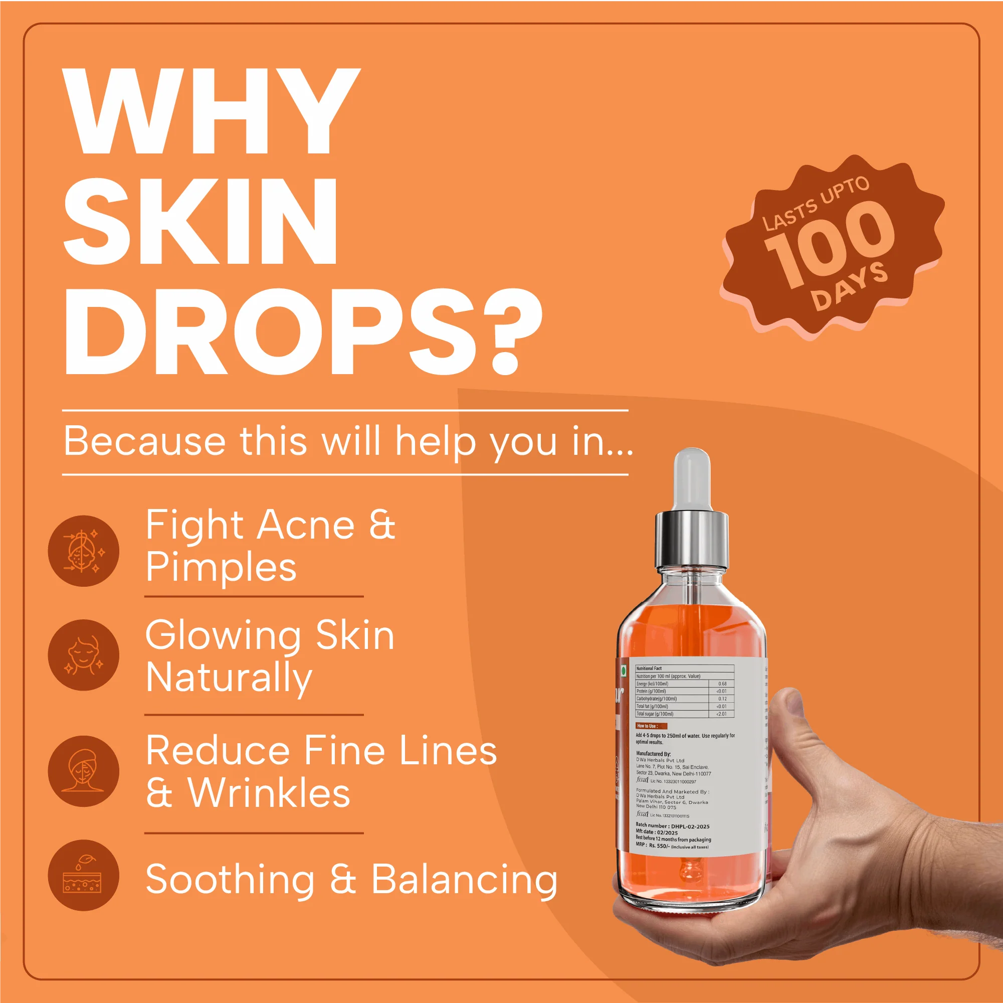 Skin Rejuvenating Drops - Natural Glow For Skin - Image 3