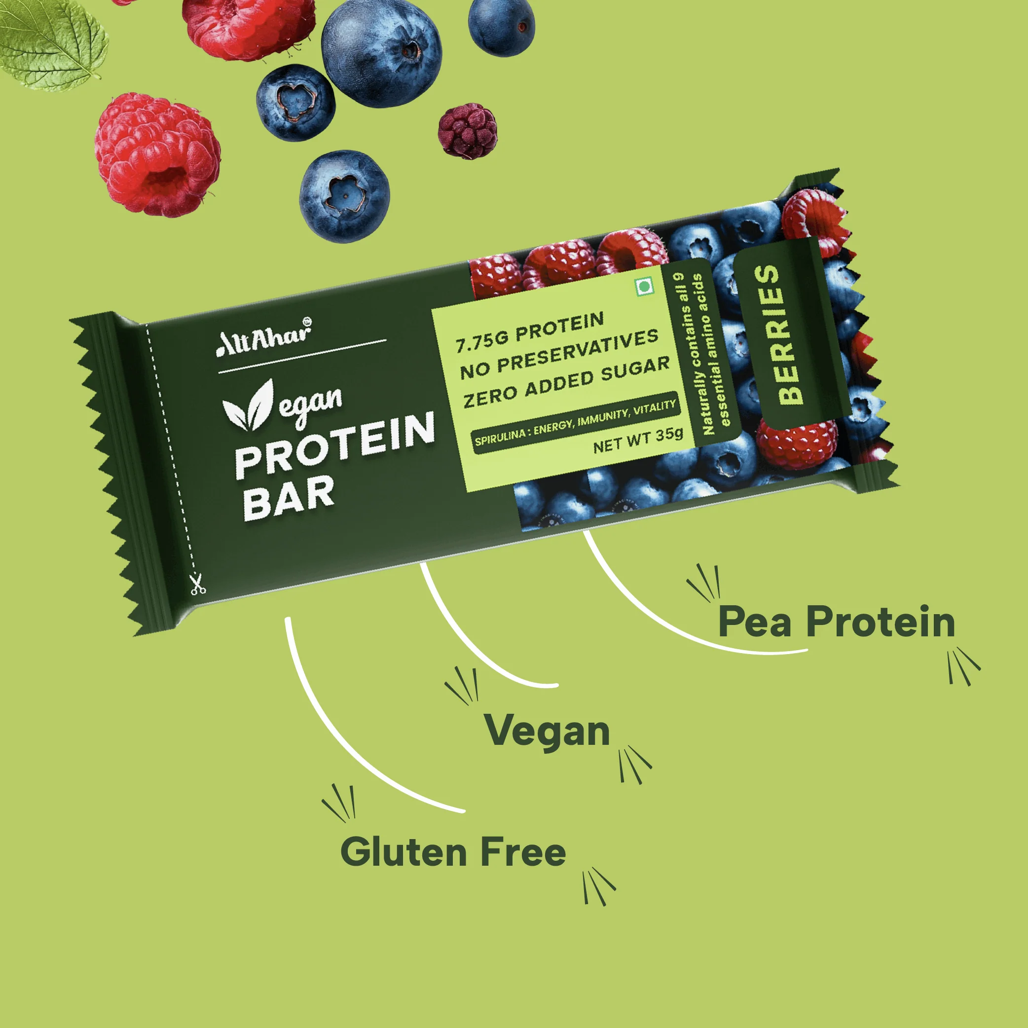Vegan Protein Bars - Cranberries & Nuts Energy Bars (Pack of 6) - Image 4
